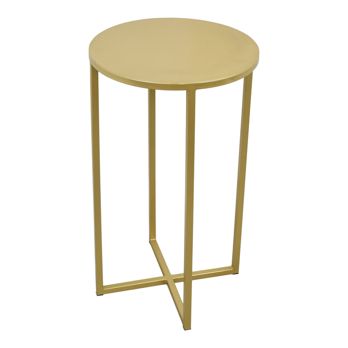 LOFT42 Beau bijzettafel - Rond - Goud - Metaal