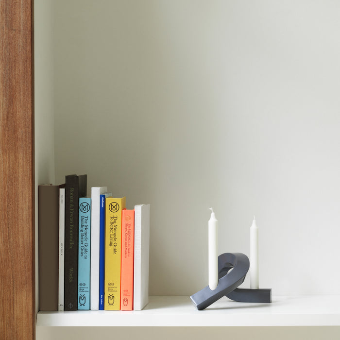 Normann Copenhagen Crooked Kandelaar - Double - Grijs
