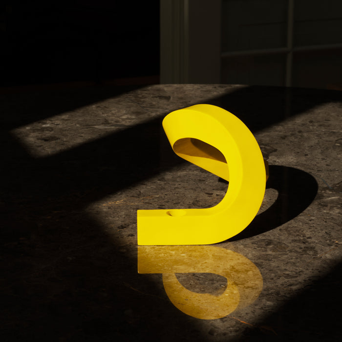 Normann Copenhagen Crooked Kandelaar - Double - Geel