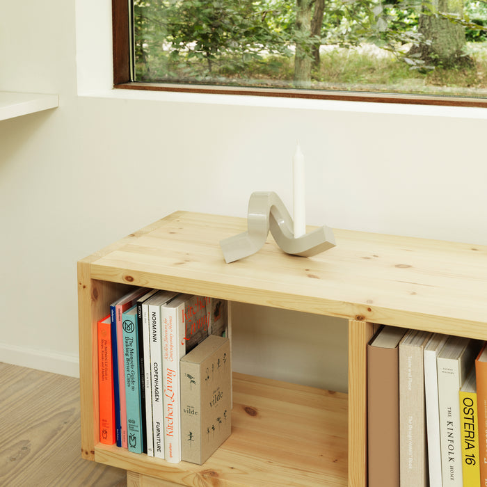 Normann Copenhagen Crooked Kandelaar - Single - Lichtgrijs