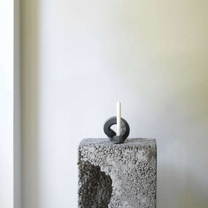 Normann Copenhagen Crooked Kandelaar - Single - Grijs