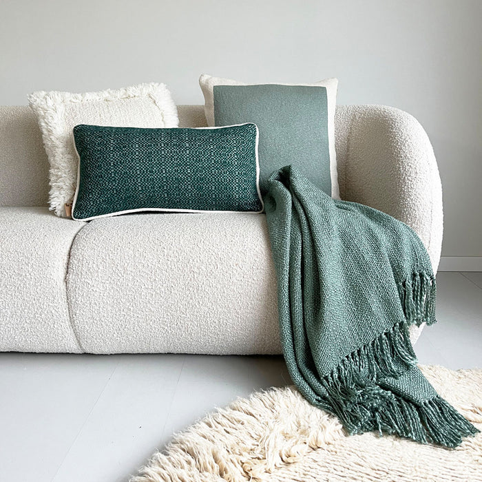 Malagoon Solid Plaid 125 x 150 cm - Saliegroen