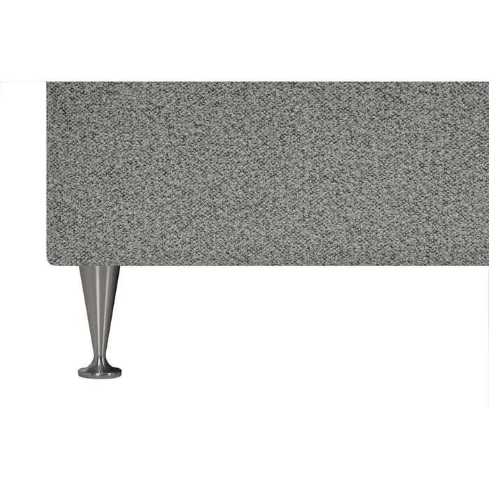 by fonQ Nubo Boxspring met Opbergruimte en Hoofdbord - 160 x 200 cm - Grijs