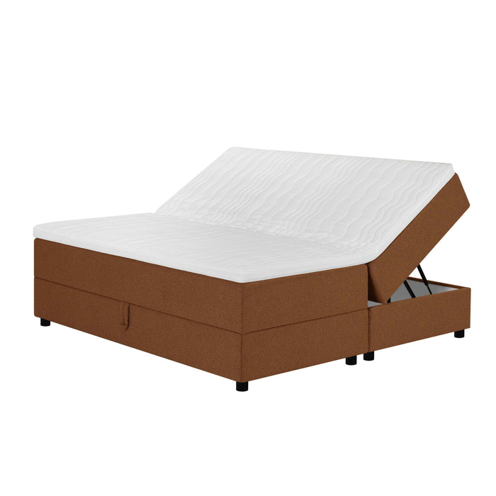 by fonQ Stilo Boxspring met Opbergruimte - 180 x 200 cm - Terra