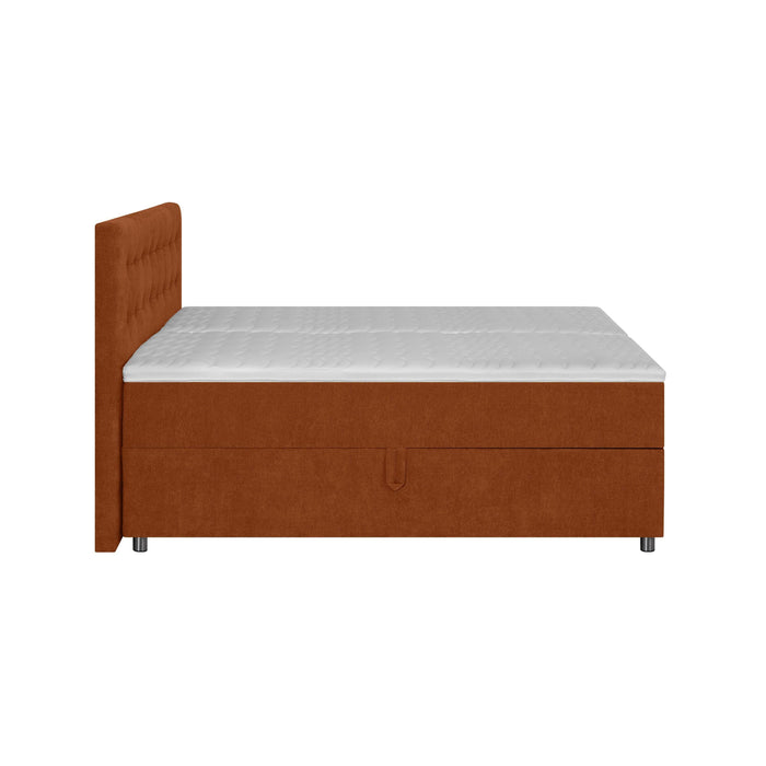 by fonQ Brene Boxspring met Opbergruimte - 180 x 200 cm - Terra