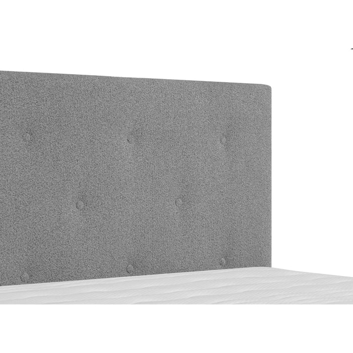 by fonQ Stilo Boxspring met Opbergruimte en Hoofdbord - 180 x 200 cm - Grijs