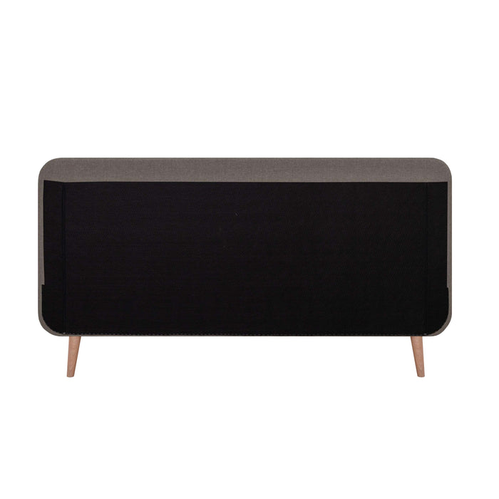 by fonQ Loa Boxspring - 140 x 200 cm - Steengrijs