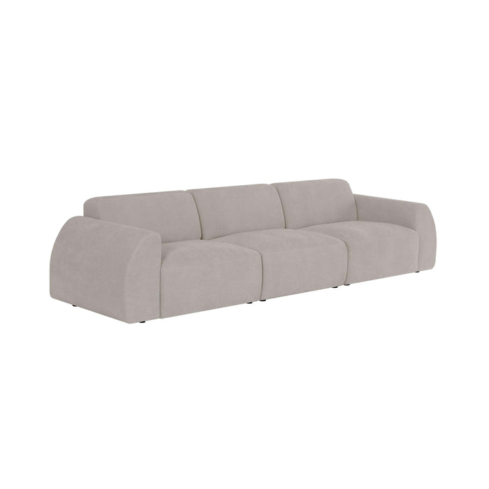 by fonQ Bink 3-zitsbank - Bouclé - Ecru