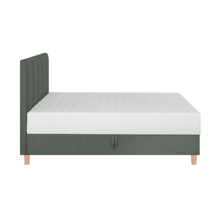 by fonQ Fjora Boxspring met Opbergruimte 180 x 200 cm - Groen