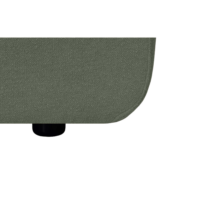 by fonQ Bink 2,5-zits Hoekbank met Chaise Longue Links - Bouclé - Mosgroen