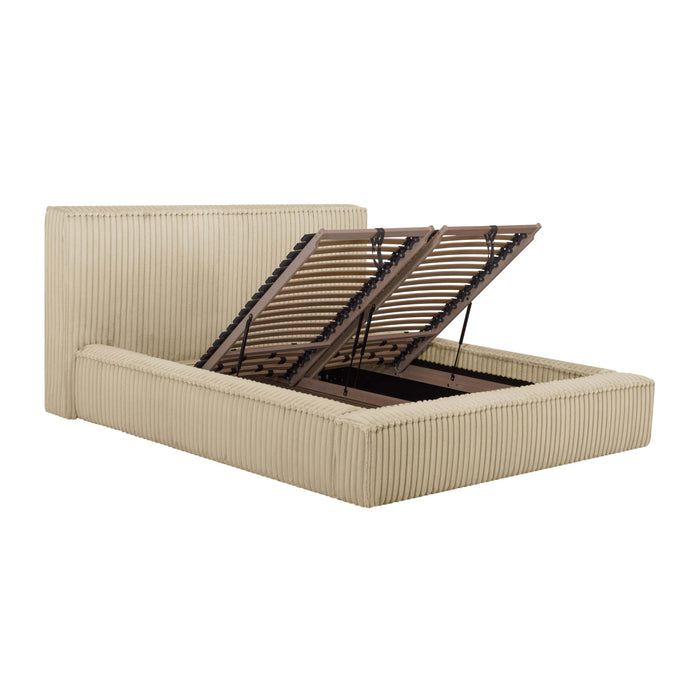 by fonQ Striv Bedframe met Opbergruimte - 160 x 200 cm - Crème