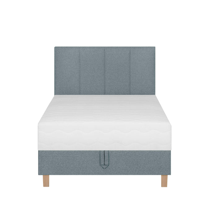 by fonQ Fjora Boxspring met Opbergruimte 120 x 200 cm - Blauw