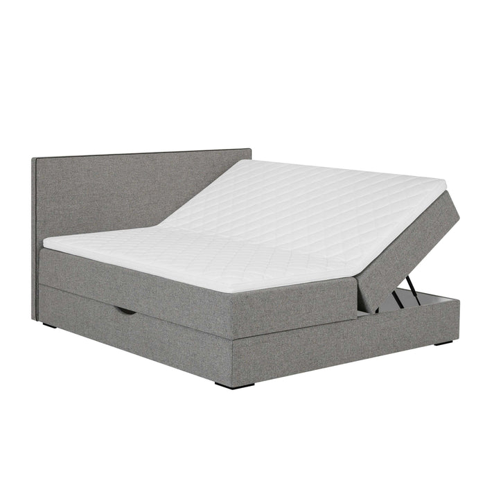 by fonQ Modo Boxspring met Opbergruimte - 180 x 200 cm - Grijsblauw