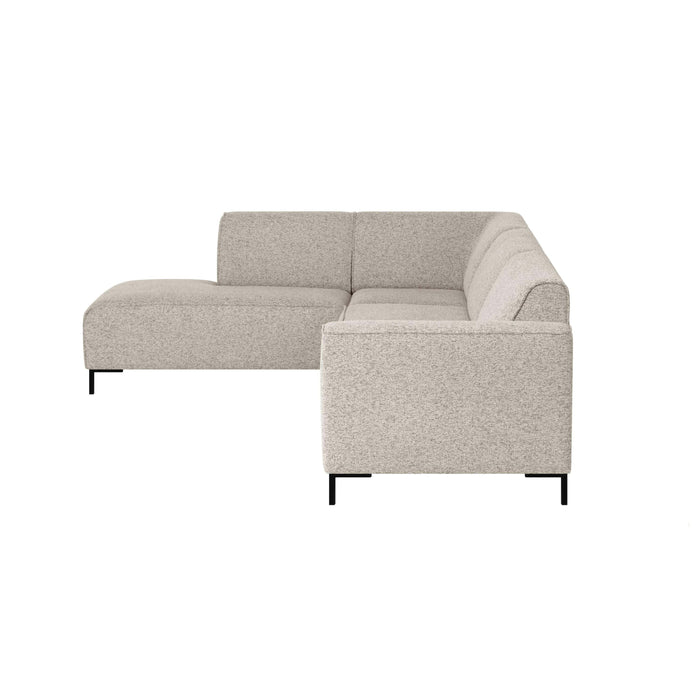 by fonQ Loft Hoekbank Links - Chenille Melange - Grijs