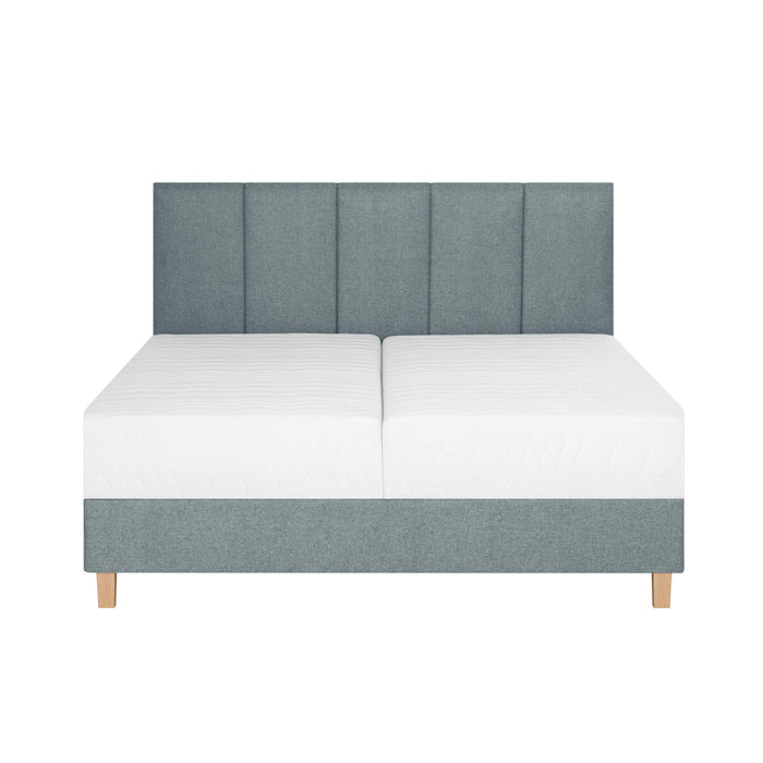 by fonQ Fjora Boxspring met Opbergruimte 160 x 200 cm - Blauw