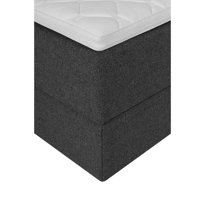by fonQ Modo Boxspring met Opbergruimte - 160 x 200 cm - Graffietgrijs