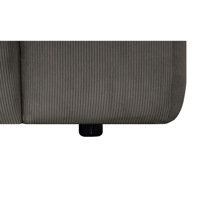 by fonQ Wonder U-bank Links - Rib - Antraciet