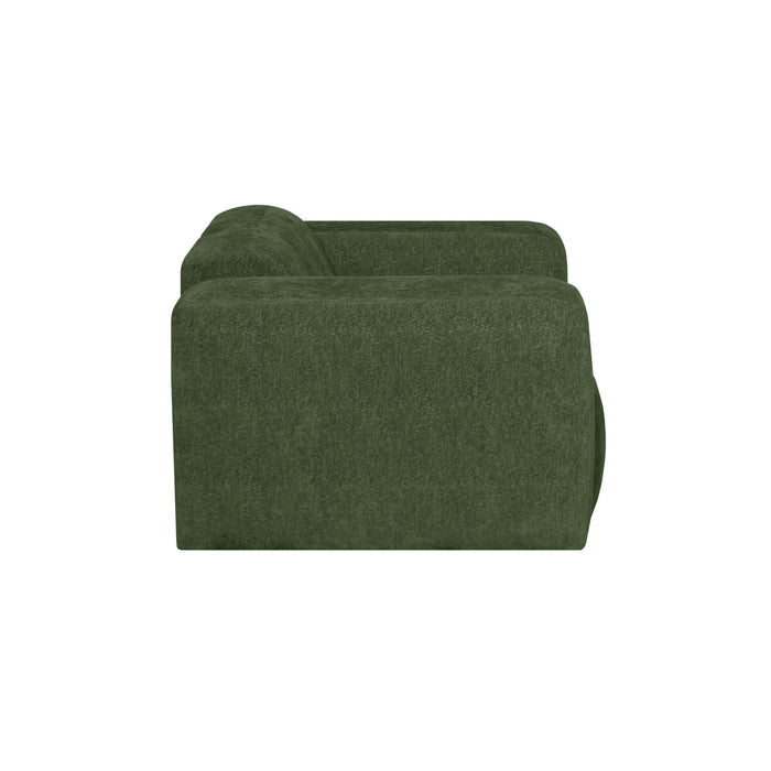 by fonQ Plume Fauteuil - Chenille - Groen