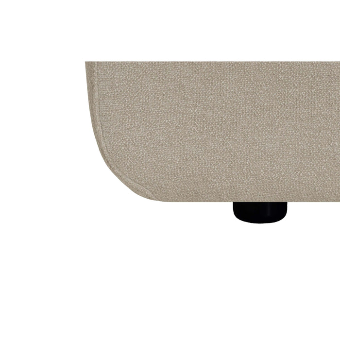 by fonQ Bink 2,5-zits Hoekbank met Chaise Longue Rechts - Bouclé - Beige