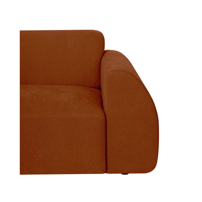 by fonQ Bink 3-zits Hoekbank met Chaise Longue Links - Bouclé - Terra