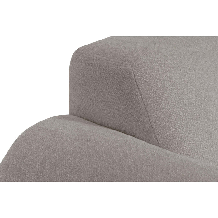 by fonQ Bink 3-zits Hoekbank met Chaise Longue Rechts - Bouclé - Ecru