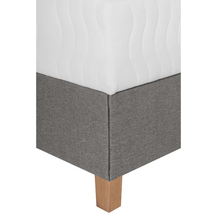 by fonQ Fjora Boxspring met Opbergruimte 140 x 200 cm - Steengrijs