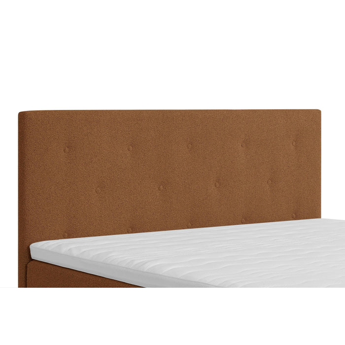 by fonQ Stilo Boxspring met Opbergruimte en Hoofdbord - 180 x 200 cm - Terra