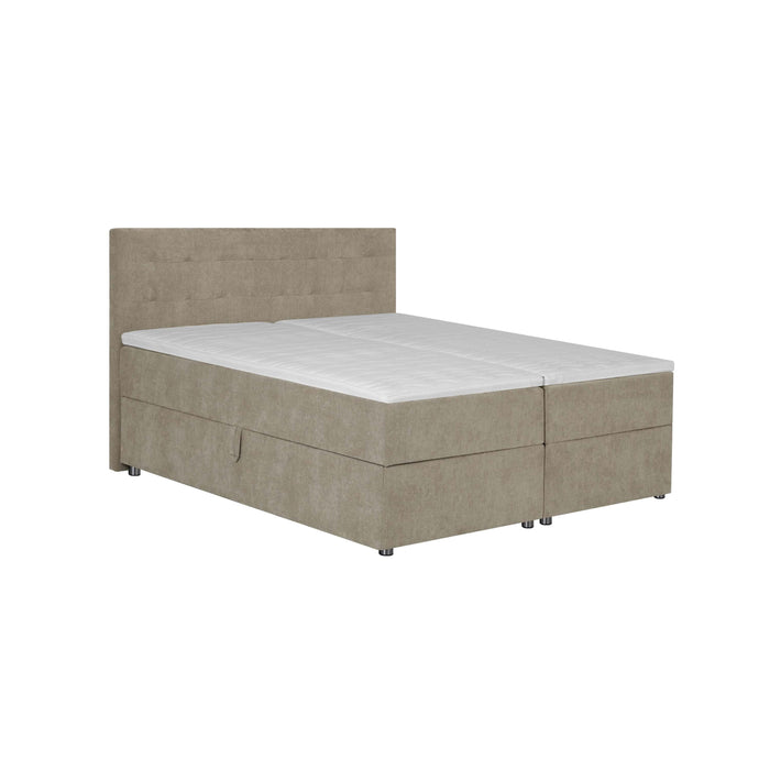 by fonQ Brene Boxspring met Opbergruimte - 180 x 200 cm - Beige