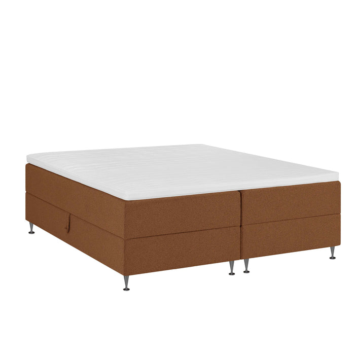by fonQ Nubo Boxspring met Opbergruimte - 180 x 200 cm - Terra