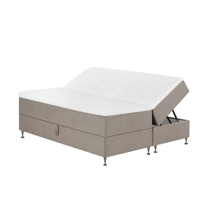 by fonQ Nubo Boxspring met Opbergruimte - 160 x 200 cm - Beige