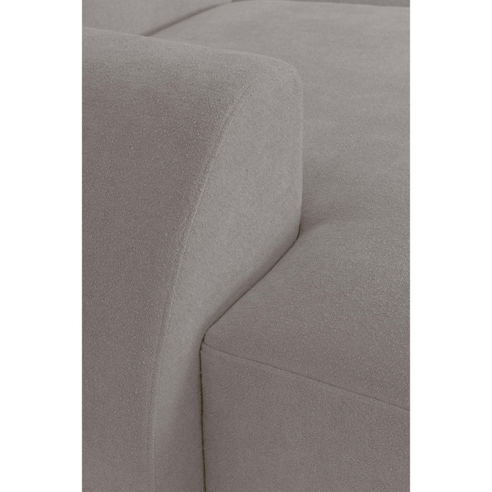 by fonQ Bink 3-zits Hoekbank met Chaise Longue Links - Bouclé - Ecru