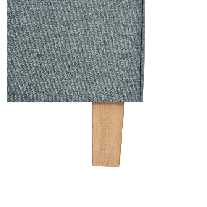 by fonQ Fjora Boxspring met Opbergruimte 160 x 200 cm - Blauw