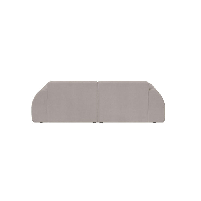 by fonQ Bink 2,5-zits Hoekbank met Chaise Longue Links - Bouclé - Ecru
