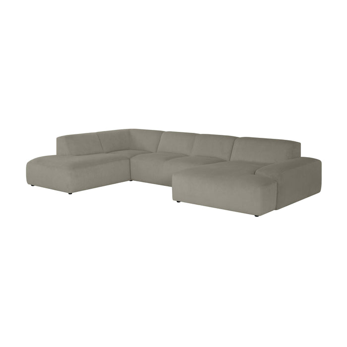 by fonQ Wonder U-bank Links - Rib - Taupe