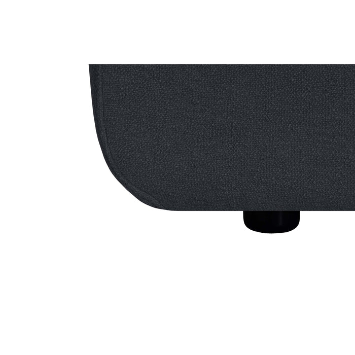 by fonQ Bink 2,5-zits Hoekbank met Chaise Longue Rechts - Bouclé - Zwart