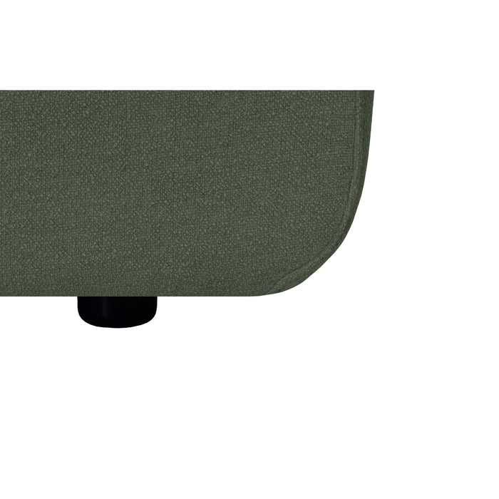 by fonQ Bink 3-zits Hoekbank met Chaise Longue Links - Bouclé - Mosgroen