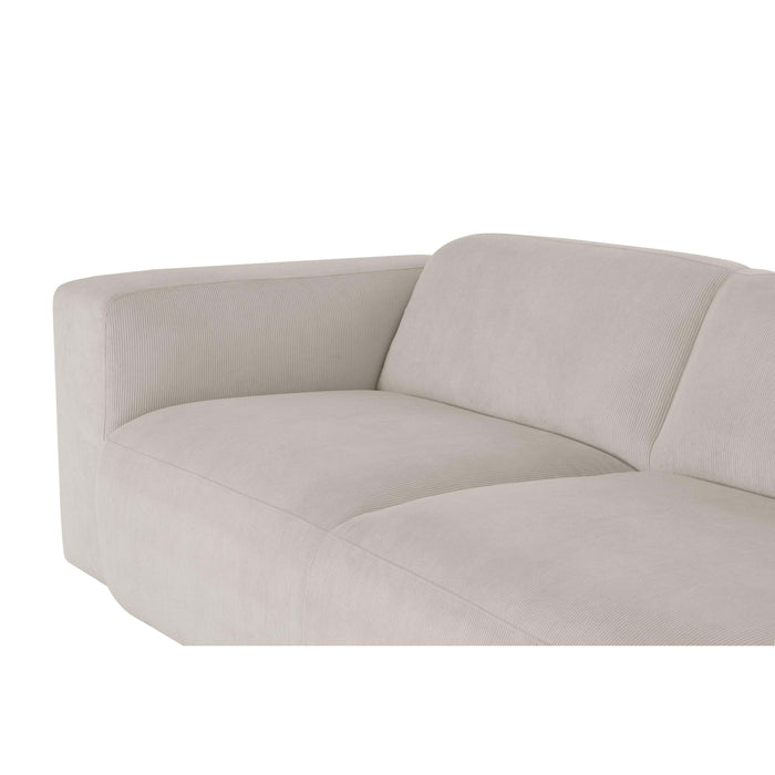 by fonQ Wonder 5-zits Hoekbank - Rib - Zand