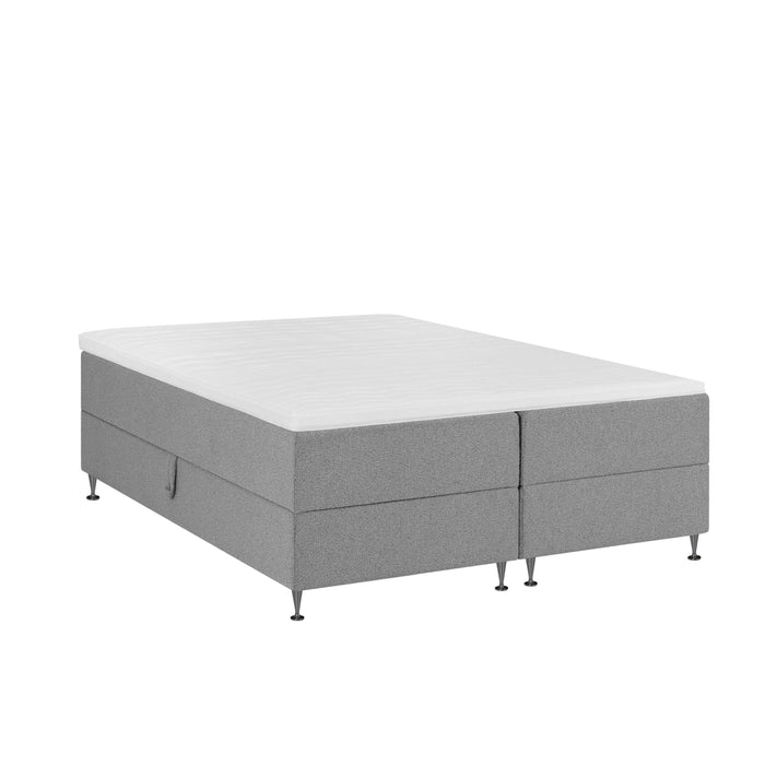 by fonQ Nubo Boxspring met Opbergruimte - 160 x 200 cm - Grijs