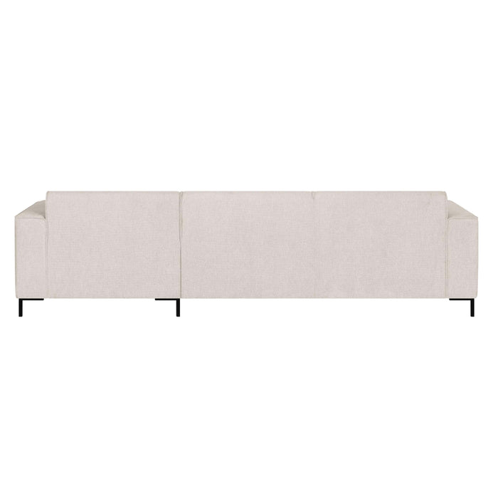 by fonQ Loft Hoekbank met Chaise Longue Rechts - Chenille - Beige
