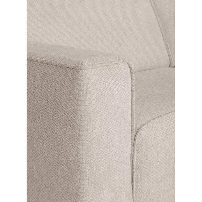 by fonQ Loft Hoekbank met Chaise Longue Rechts - Chenille - Beige