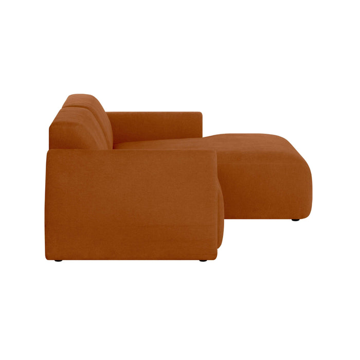 by fonQ Bink 2,5-zits Hoekbank met Chaise Longue Rechts - Bouclé - Terra