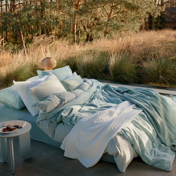 Vandyck Pure 68 Sprei 160 x 250 cm - Pearl Blue