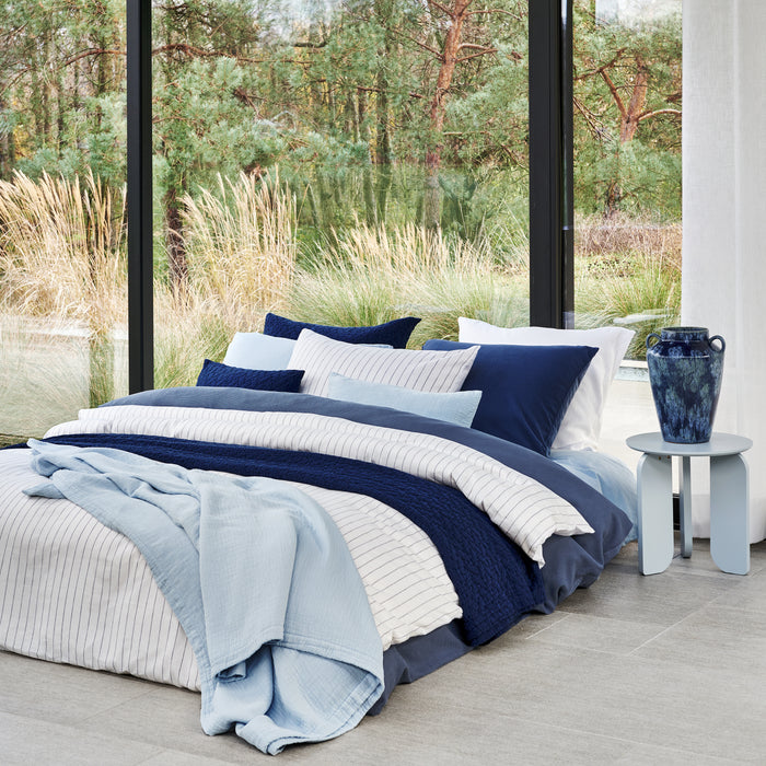 Vandyck Pure Dekbedovertrek 240x200/220 cm - Blue