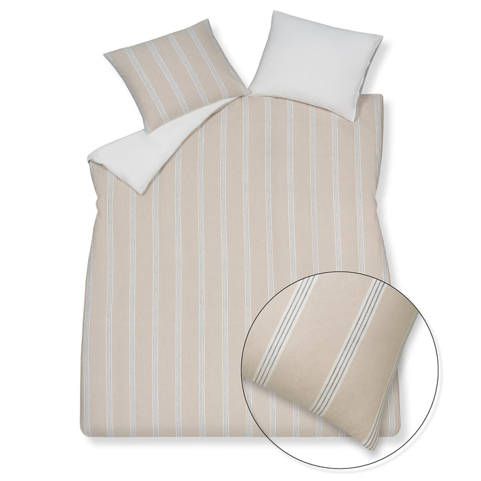Vandyck Pure Dekbedovertrek 140x200/220 cm - Stone 91