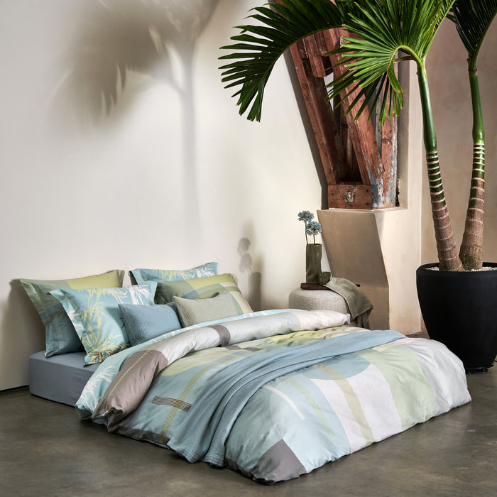 Vandyck Lush Lagoon Dekbedovertrek 140x200/220 cm - Thyme