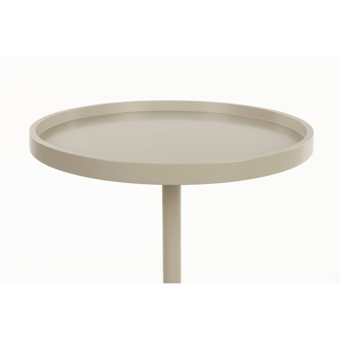 Zuiver Jason Bijzettafel Rond 46 cm Beige
