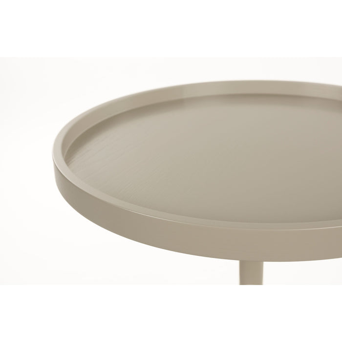 Zuiver Jason Bijzettafel Rond 46 cm Beige