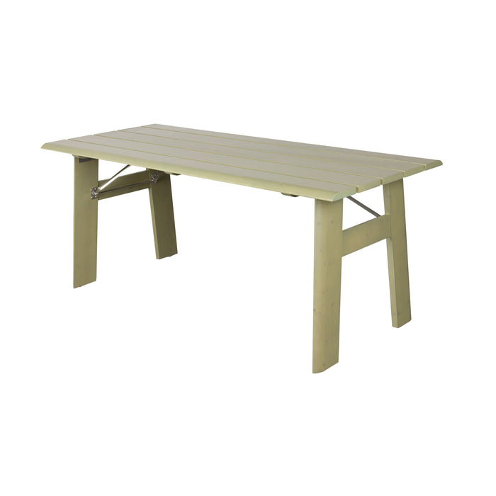 Zuiver Avenue Picknicktafel 180 x 79 cm Hout Groen