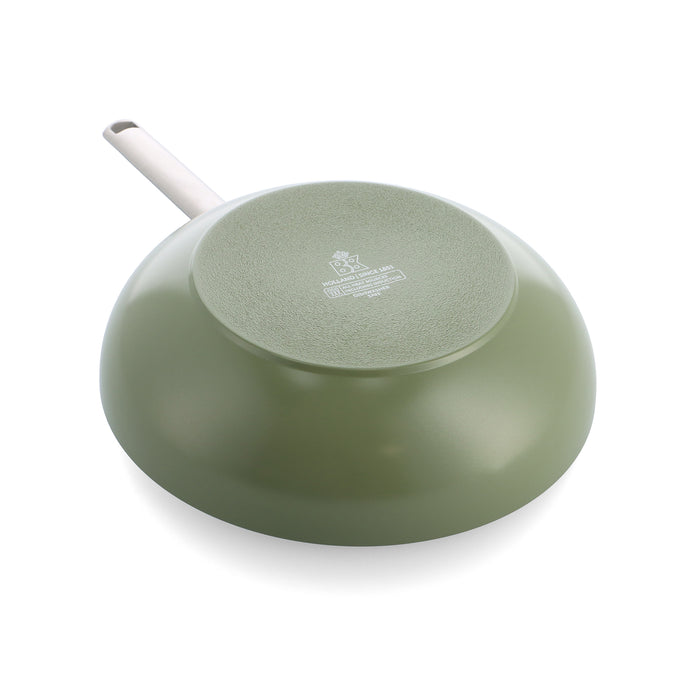 BK Sublime Wokpan Ø 28 cm - Olijfgroen