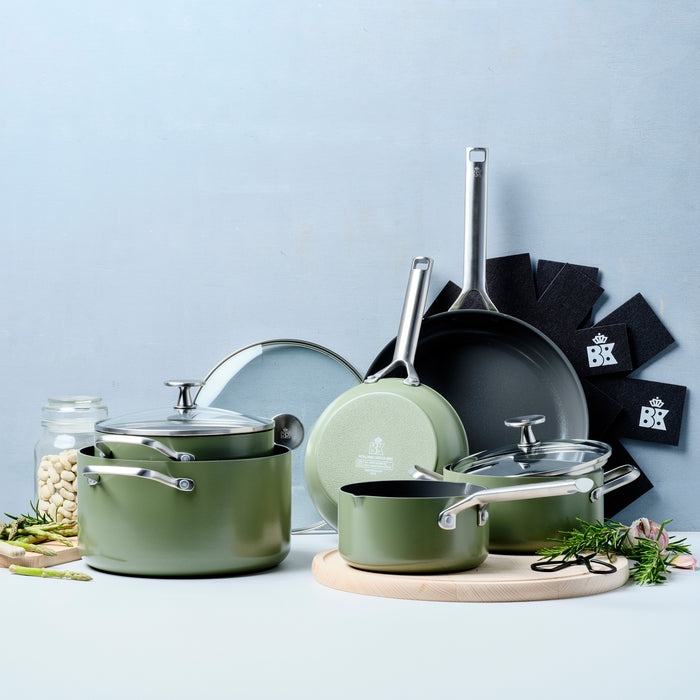BK Sublime Pannenset 6-delig - Olijfgroen